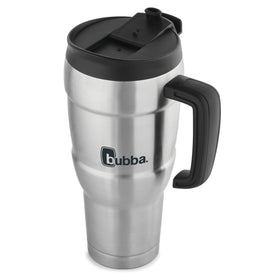 Bubba Hero XL mug handle, showing sturdy grip for on-the-go drinking.
