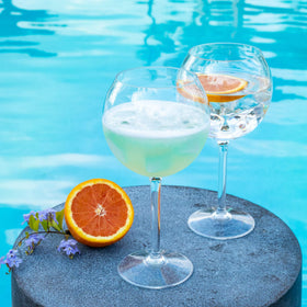 BubbleWally unbreakable BPA-free Tritan cups with clear, classy look