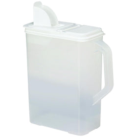 Buddeez 8-quart bulk container keeps pantry items visible and organized for easy measuring.