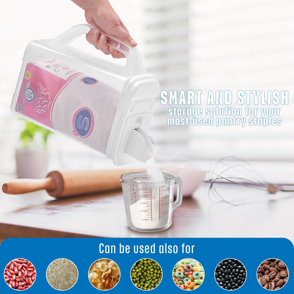 Dishwasher-safe plastic for easy cleaning after use