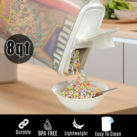 Buddeez wide lid for scooping or pouring, ideal for flour and sugar.