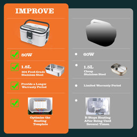 Buddew lunch box includes large stainless steel spoon and fork for meals.