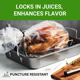 Buddy Bags Co bags seal edges to reduce cooking odors.