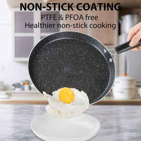 BUECMUE induction-compatible pan for versatile stovetop use