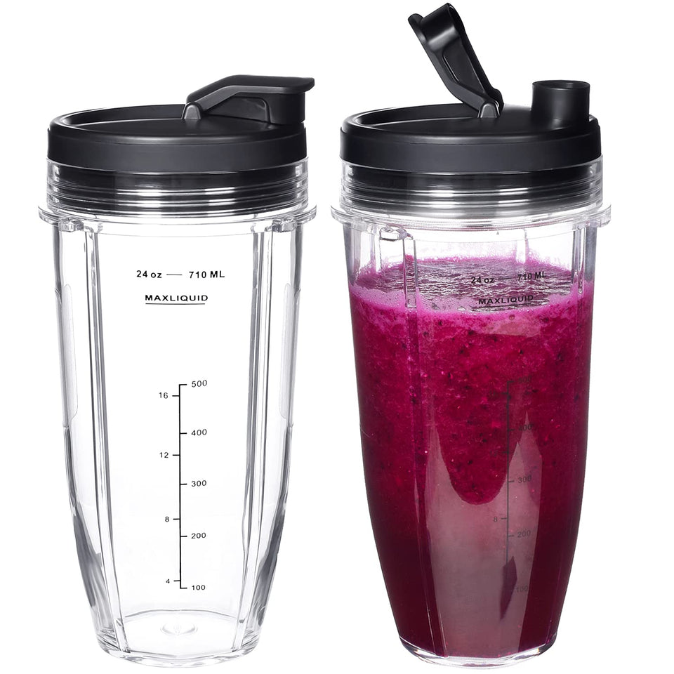 Buecmue 24oz replacement cup for Ninja BN401 with clear Tritan durability