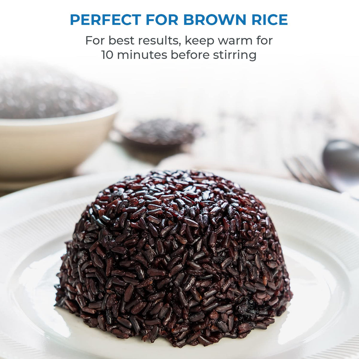 BUFFALO 10-cup capacity ideal for family meals and batch cooking.