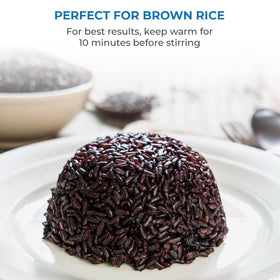 BUFFALO Classic auto warmer keeps rice ready.