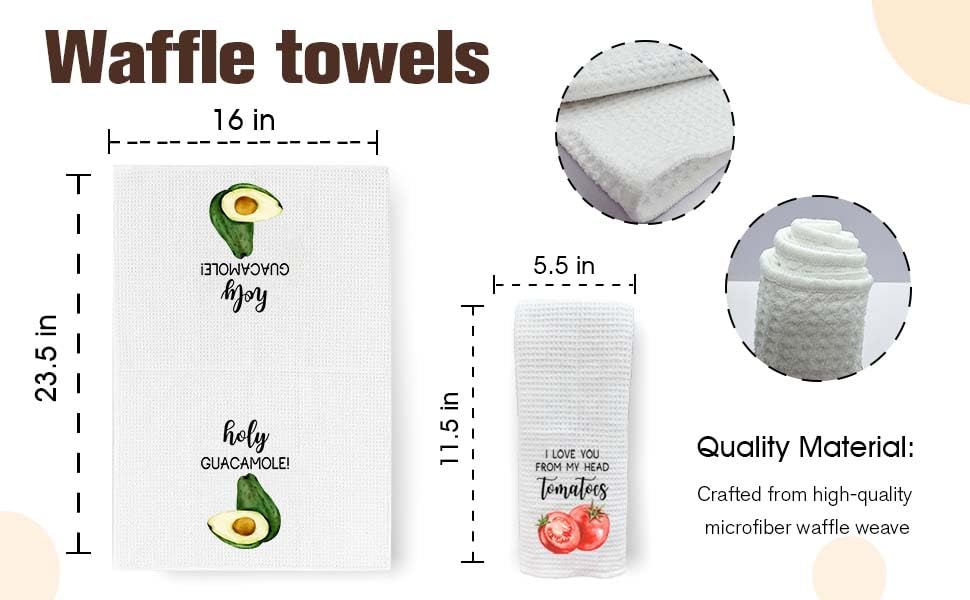 Buildinest colorful veggie-design dish towels add charm while drying