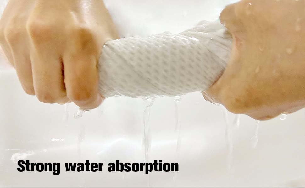 Buildinest microfiber waffle weave towels with high absorbency for quick cleanup