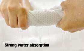 Buildinest microfiber waffle weave towels with high absorbency for quick cleanup
