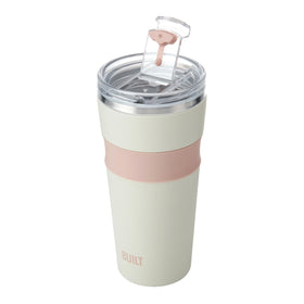 Built Shasta tumbler fits standard cup holders for portable hydration.
