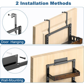 BUKFEN compact door-mounted unit fits standard doors without obstructing closure.