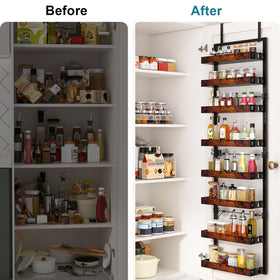 BUKFEN large capacity shelves maximize pantry space efficiently.