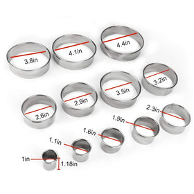 Bukuwa 18/8 stainless steel cutters are durable and rust-resistant