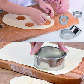 Bukuwa versatile cutters for cookies, pastries, donuts, and more in home kitchens