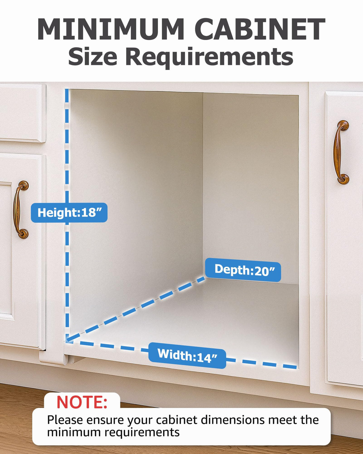 Bulado trash bag holder front access keeps liners visible for easy changes