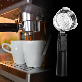 BuleVina ergonomic portafilter grip reduces wrist strain during pulls.