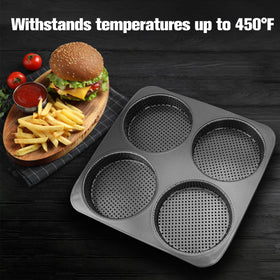 BuleVina one-piece design bun pan ensures stability during baking.