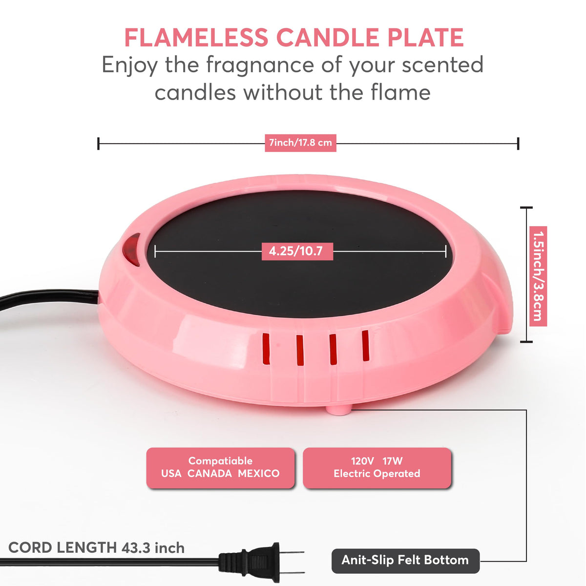 Bulk Paradise candle jar warmer illustrating safe scent diffusion without flame