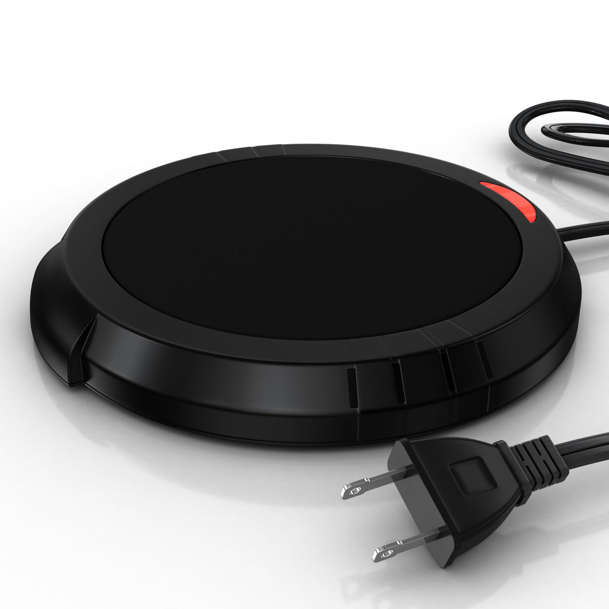 Bulk Paradise candle warmer plate on a table releasing aroma safely without flame.