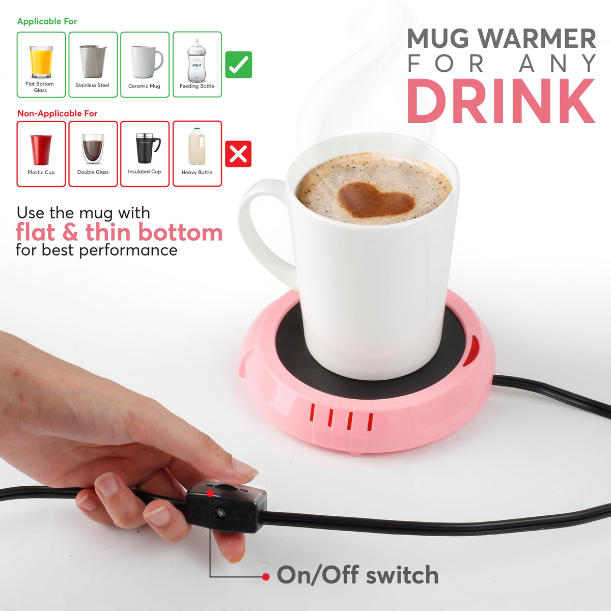 Bulk Paradise tea warmth desk warmer maintaining tea temperature