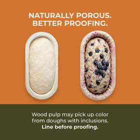Bulka easy-clean design helps remove flour and dough residues.