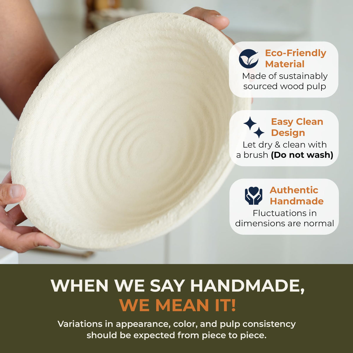 Bulka eco-friendly wood pulp material is biodegradable and responsibly sourced