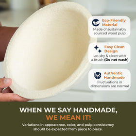 Bulka non-stick texture design, easy cleaning after dough release.