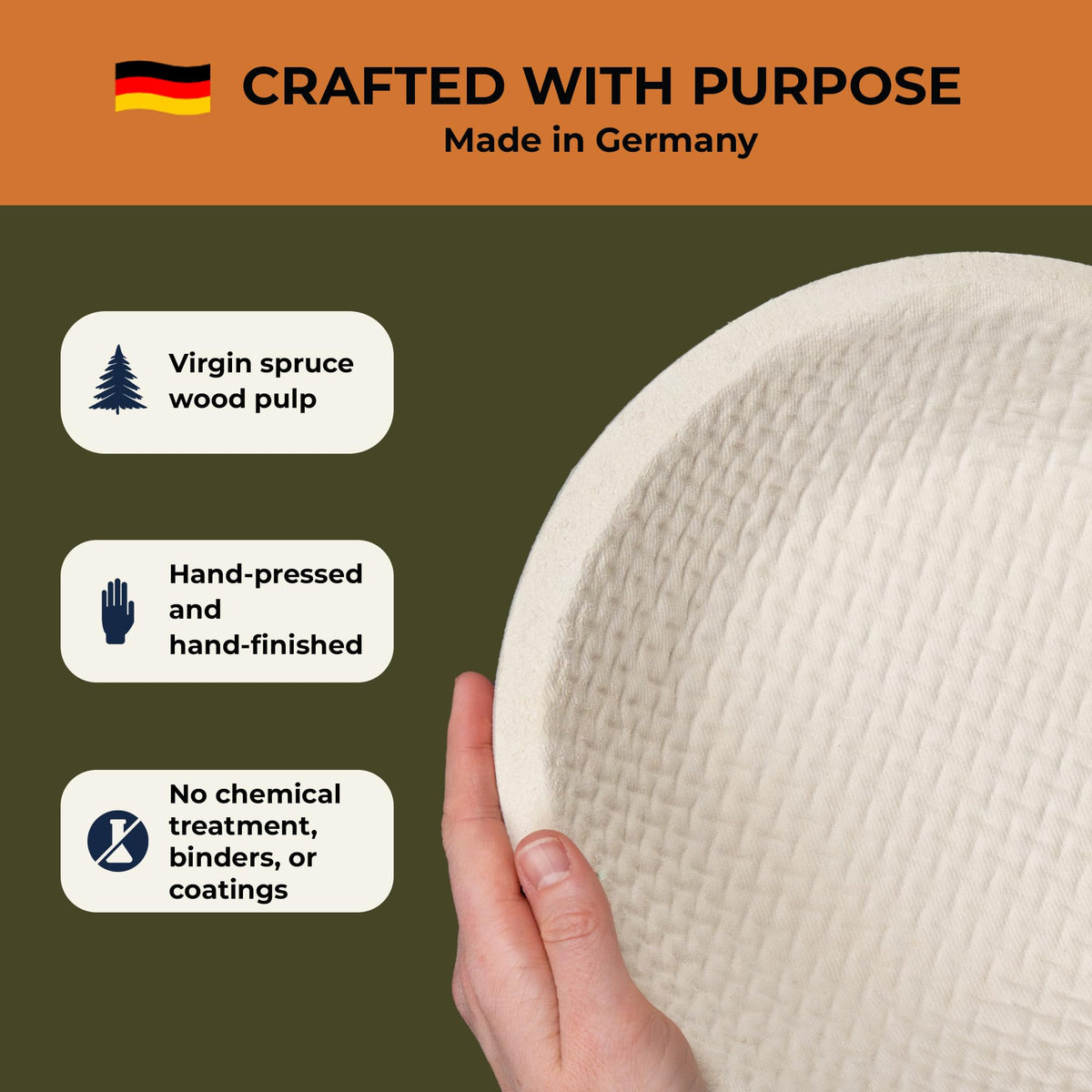Bulka thick-wall banneton emphasizes stable temperature for even fermentation and consistent crusts.
