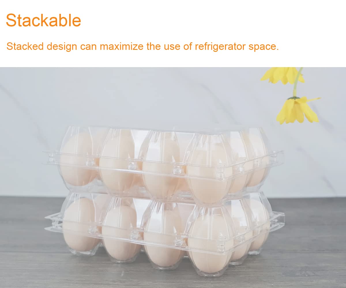 BULKBUY egg cartons with secure closure for safe transport.