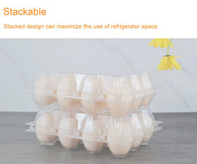 BULKBUY egg cartons with secure closure for safe transport.