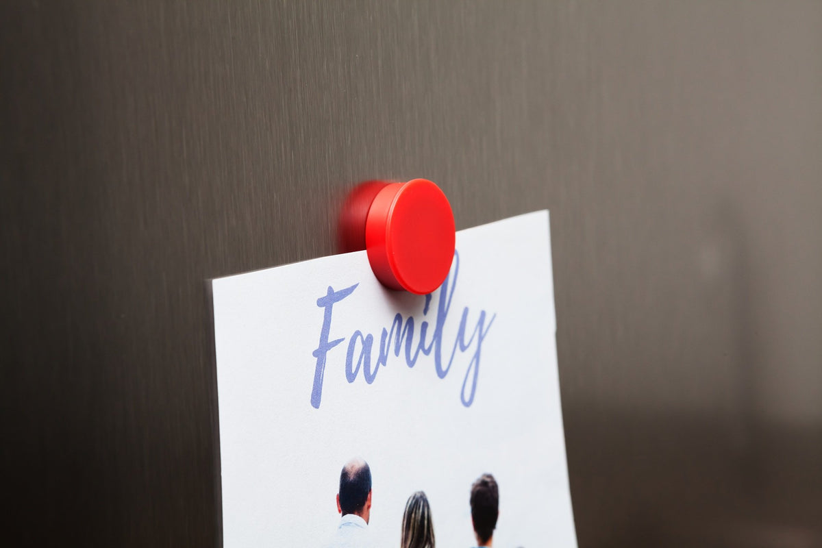 One-inch Bullseye Office magnets suitable for small projects