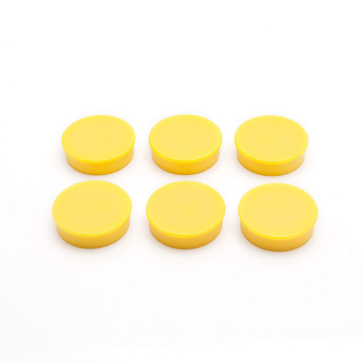 Bullseye Office magnets brighten metal surfaces for quick organization.