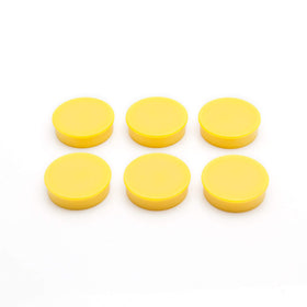Bullseye Office magnets brighten metal surfaces for quick organization.