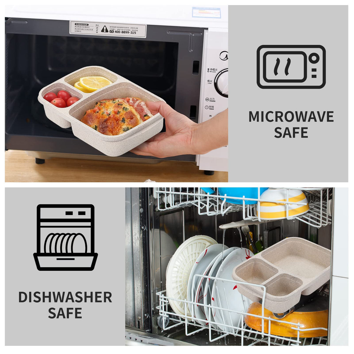 Buluker freezer-safe design helps preserve freshness for later meals.