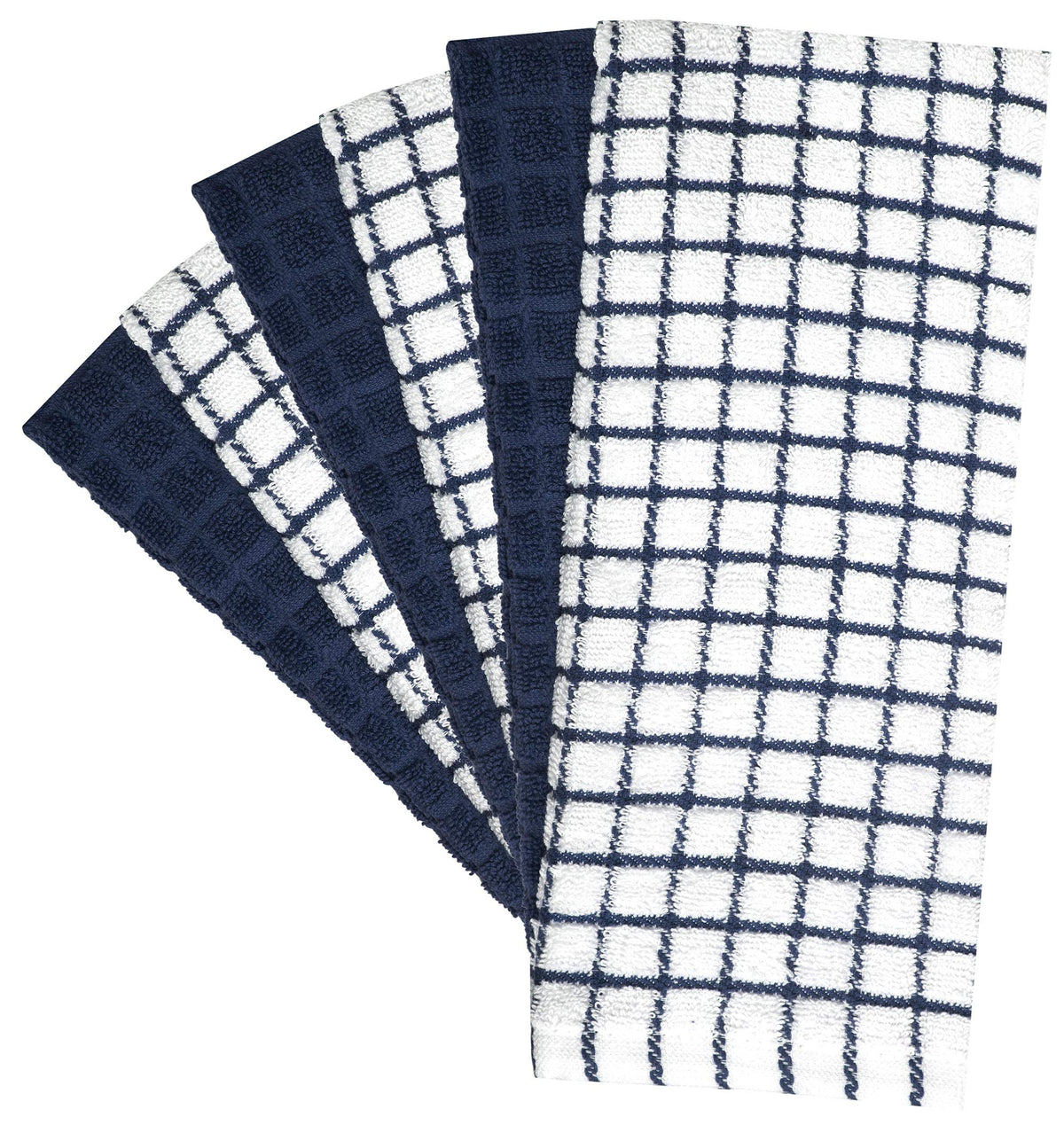 Bumble Towels 100% cotton towel absorbs spills efficiently for everyday kitchen use.