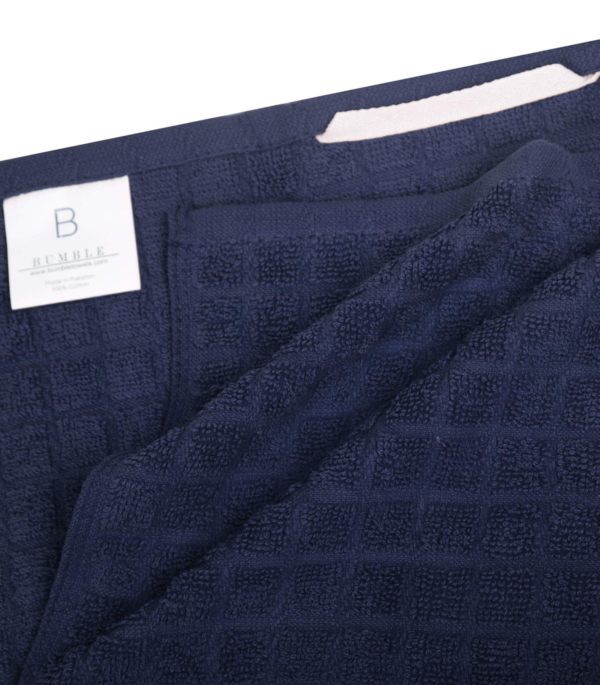 Bumble Kitchen Towels machine washable for easy reuse and long-lasting softness.