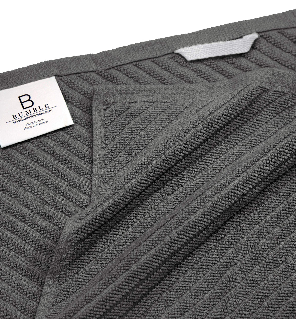 Bumble Towels 100 percent cotton texture for soft, durable use