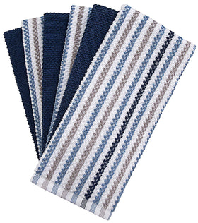 Bumble Towels 430gsm absorbent tea towels in blue, durable for everyday use.