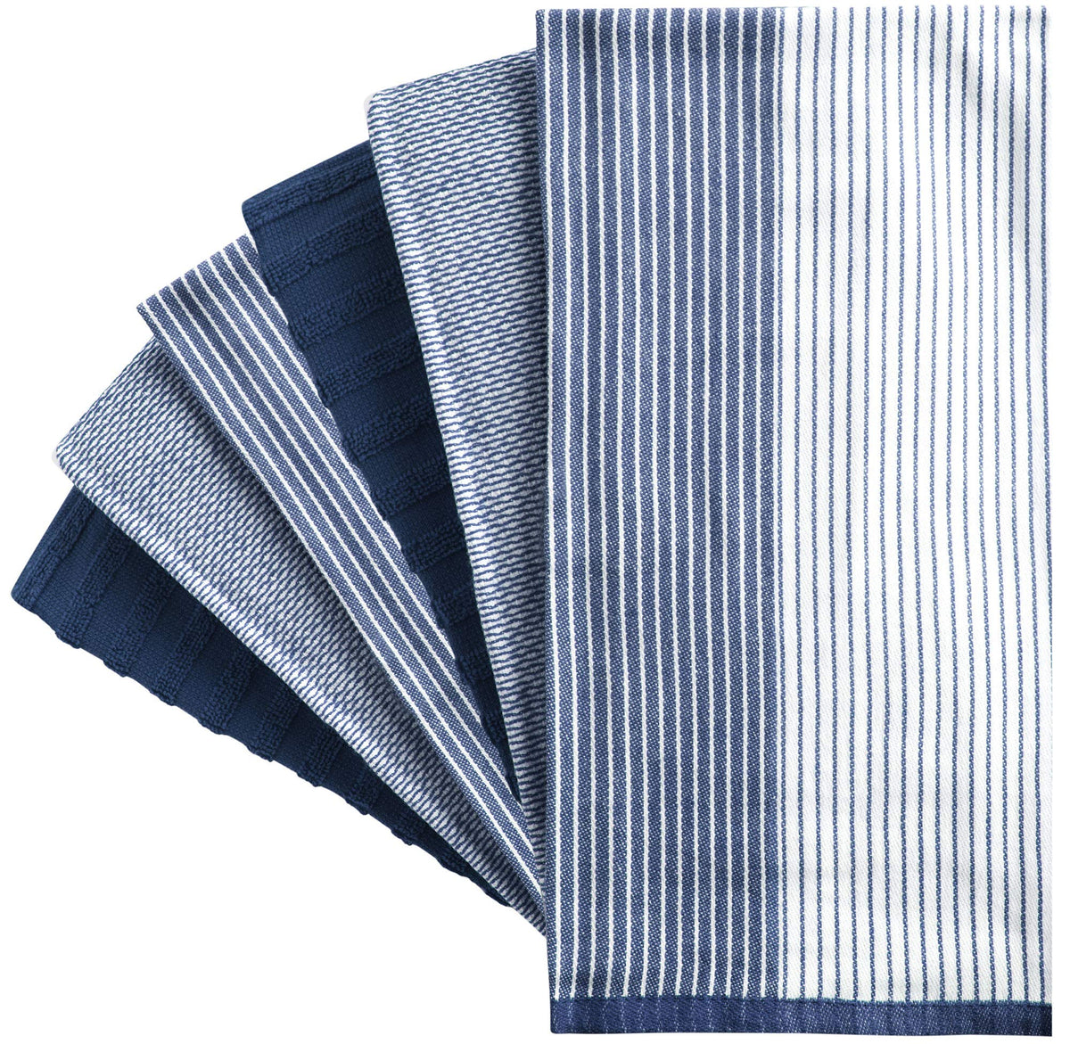 Bumble Towels 6-pack kitchen towels provide versatile drying and cleaning options.