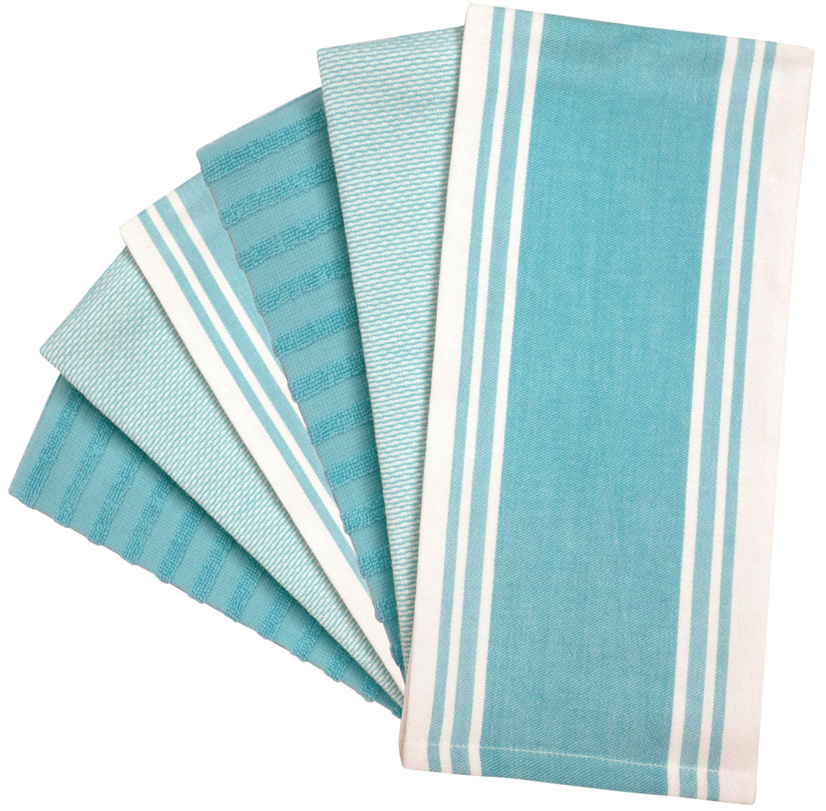 Bumble Towels flat and terry textures bundle for versatile kitchen use.