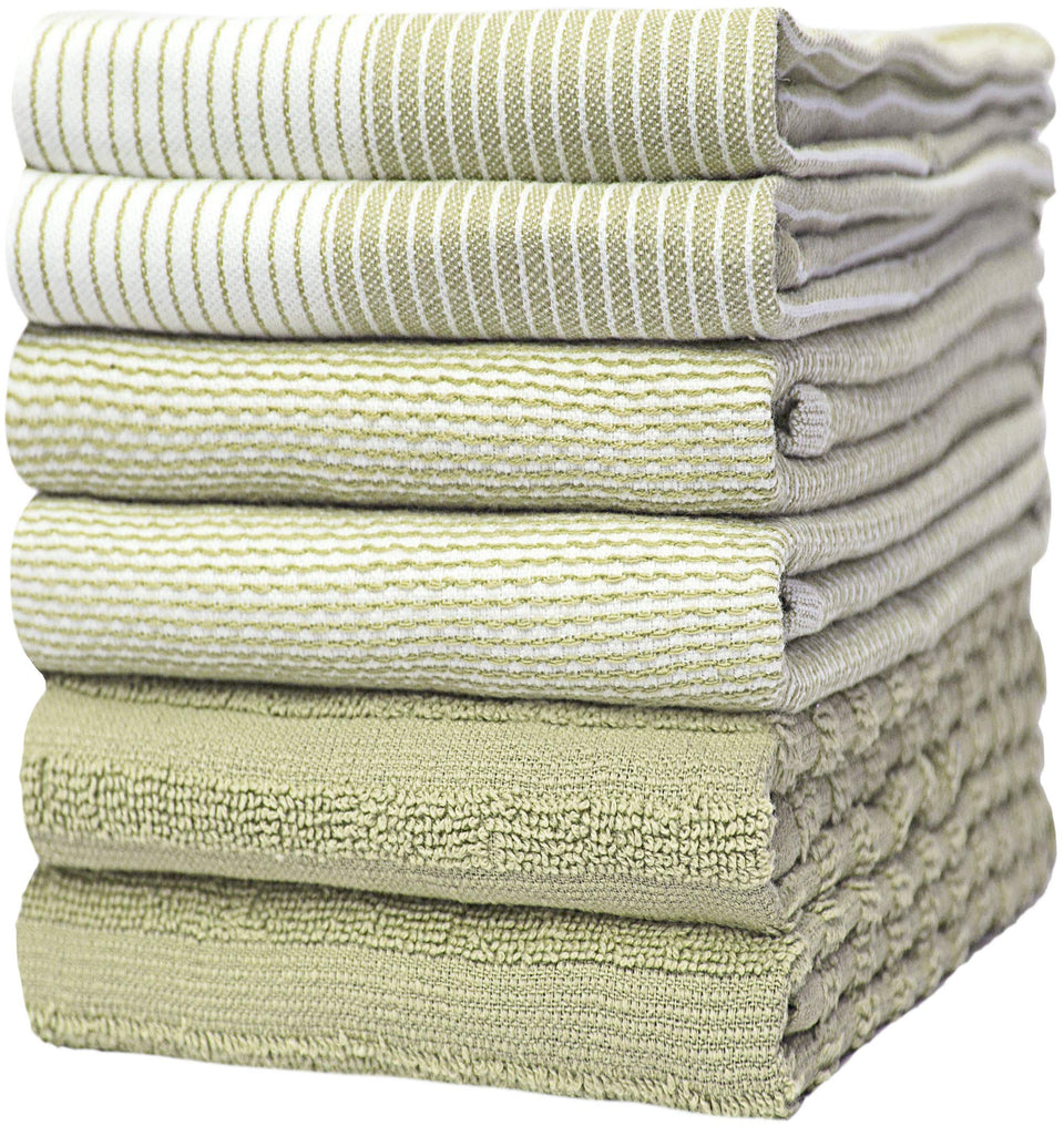 Bumble Towels flat towel texture for quick drying dishes and surfaces.