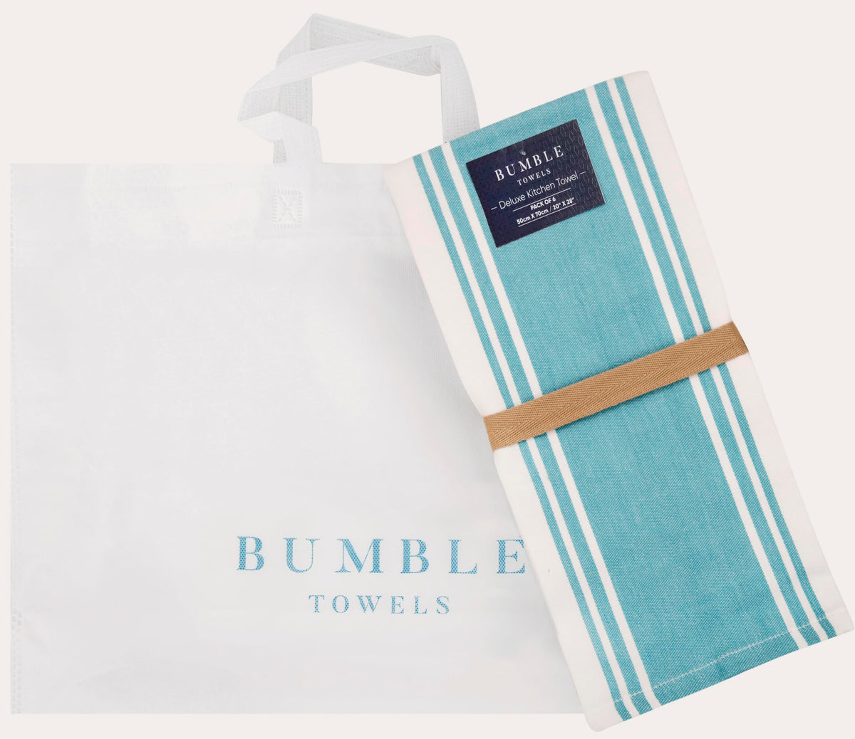 Bumble Towels tote bag included, a convenient gift option.