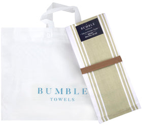 Bumble Towels side-by-side textures for versatile kitchen use.