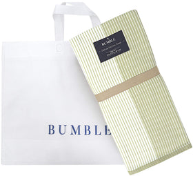 Bumble Towels tote bag included for gifting and organization.