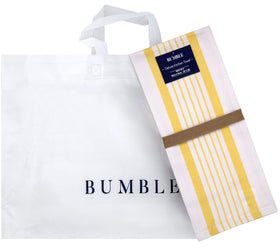 Bumble Towels included tote bag for gifting or transport
