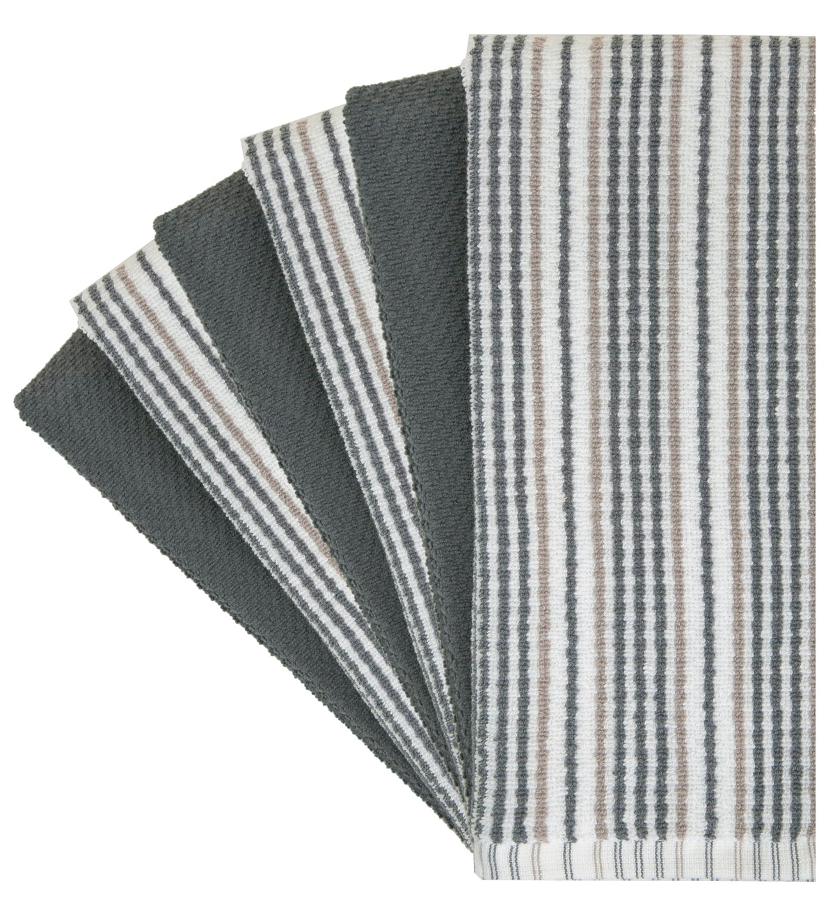 Bumble Towels 16x26 inch popcorn stripe towel ready for food prep messes.