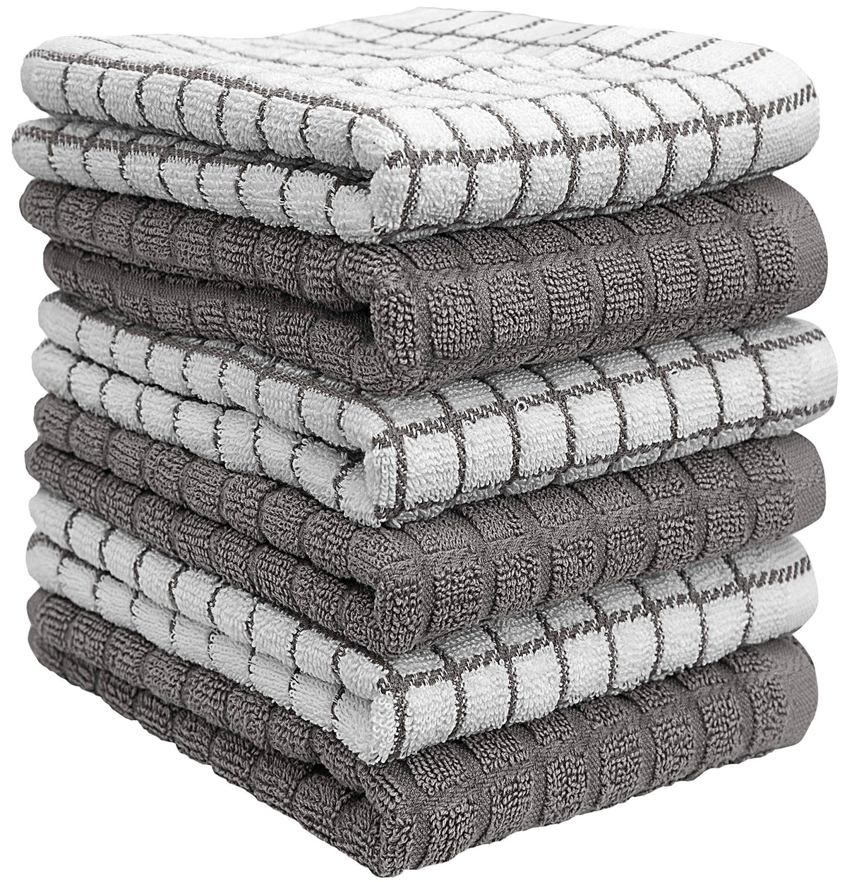 Bumble Towels absorb liquids quickly to handle spills and dish drying.