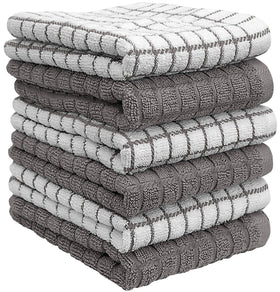 Bumble Towels absorb liquids quickly to handle spills and dish drying.