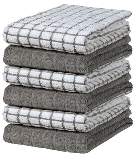 Bumble Kitchen Towels soft-absorbent-gray fibers ideal for quick spills.